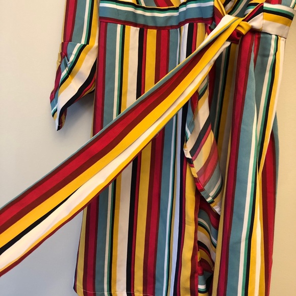 ONLY Multicolour Wrap Dress, Good Condition, Size XS (EU 34) - Picture 7 of 11